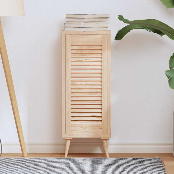 Врата на шкафа с извит дизайн 69x29,5 cm масивна дървесина бор