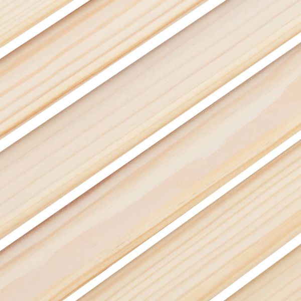 Люлеещи се врати Louvred Design 1-Pair масивна дървесина бор