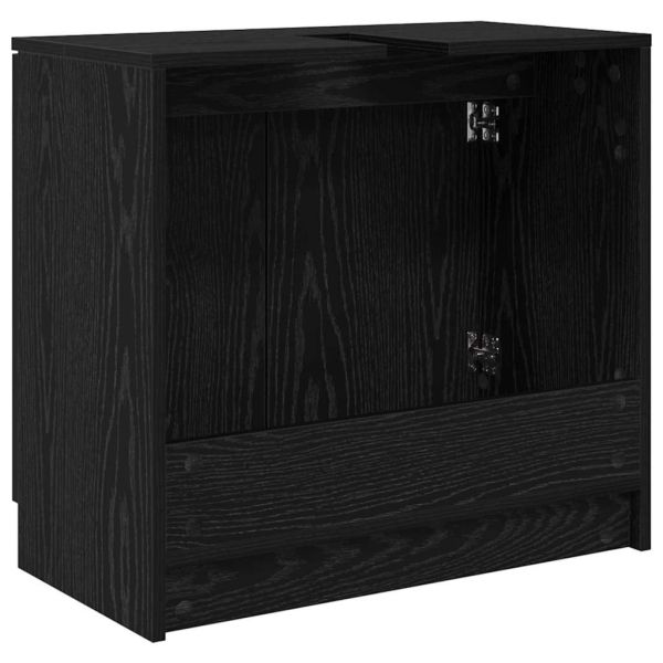 Шкаф за баня Черния дъб 64,5 x 33,5 x 59 см Инженерно дърво