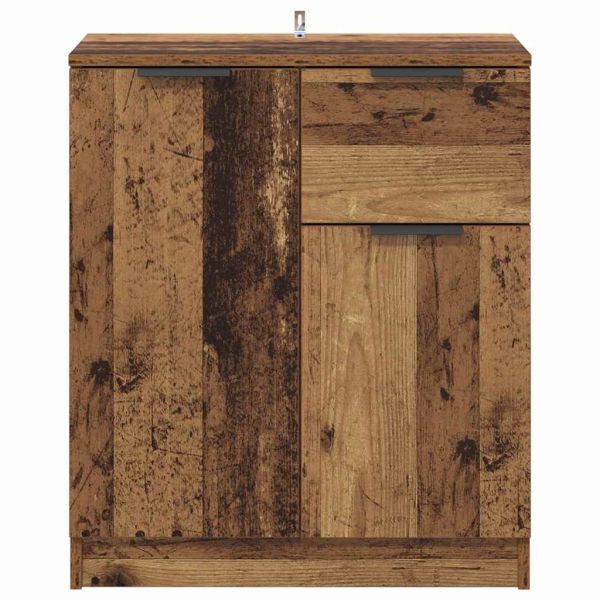 Служебен шкаф Старо дърво 60 x 30 x 70 см Инженерно дърво