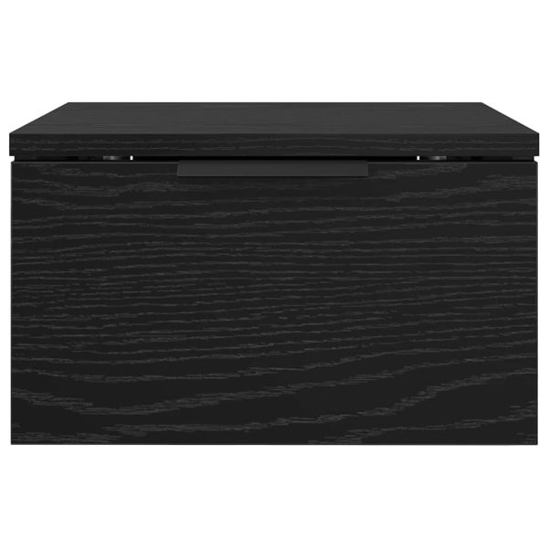 Нощен шкаф 2 pcs Черния дъб 34 x 30 x 20 см Инженерно дърво