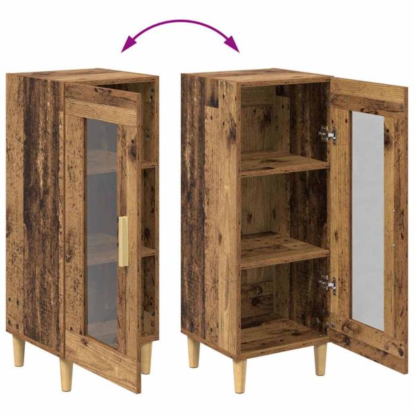 Служебен шкаф Старо дърво 34.5 x 32.5 x 90 см Инженерно дърво