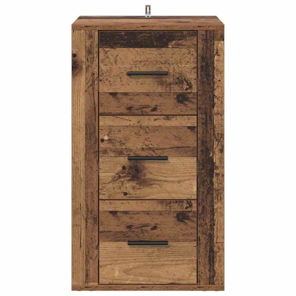 Служебен шкаф Старо дърво 40 x 33 x 70 см Инженерно дърво