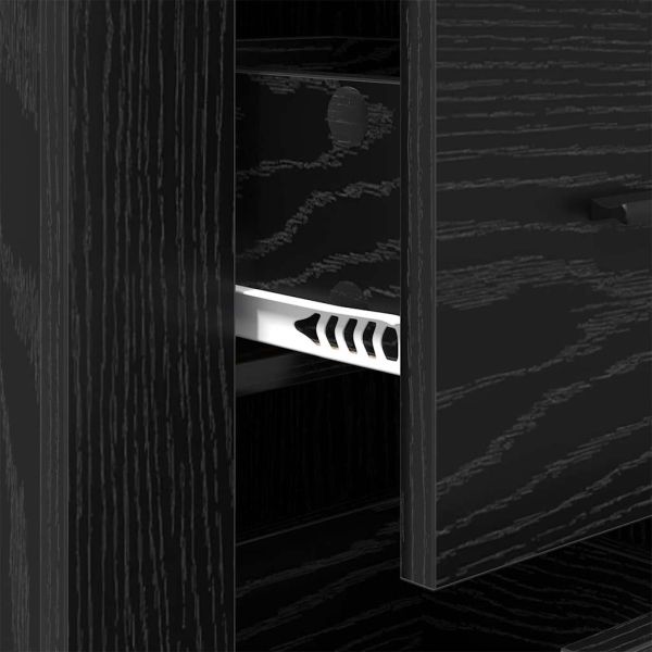 Служебен шкаф Черния дъб 40 x 33 x 70 см Инженерно дърво