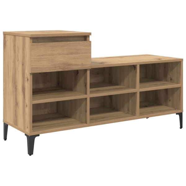 Шкаф за обувки дъб артизан 102 x 36 x 60 см Инженерно дърво