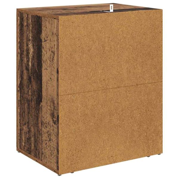 Нощен шкаф Старо дърво 35 x 50 x 60 см Инженерно дърво