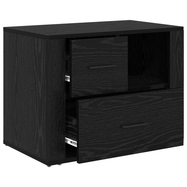 Нощен шкаф Черния дъб 35 x 60 x 50 см Инженерно дърво