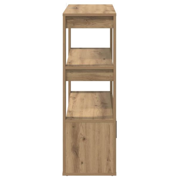 Служебен шкаф дъб артизан 30 x 80 x 90 см Инженерно дърво