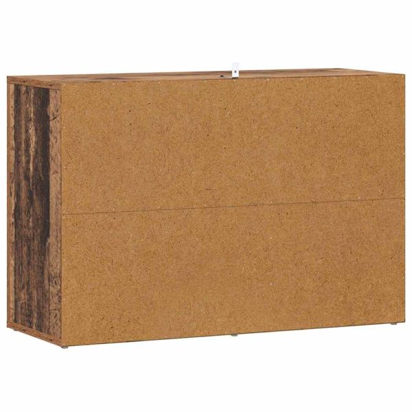 Служебен шкаф Старо дърво 80 x 30 x 53 см Инженерно дърво
