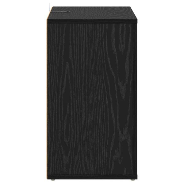 Служебен шкаф Черния дъб 80 x 30 x 53 см Инженерно дърво