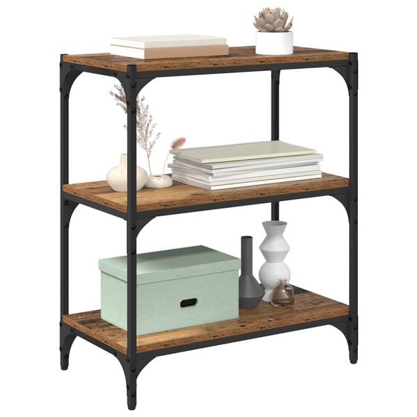 Шкаф за книги Старо дърво 60 x 33 x 70,5 см