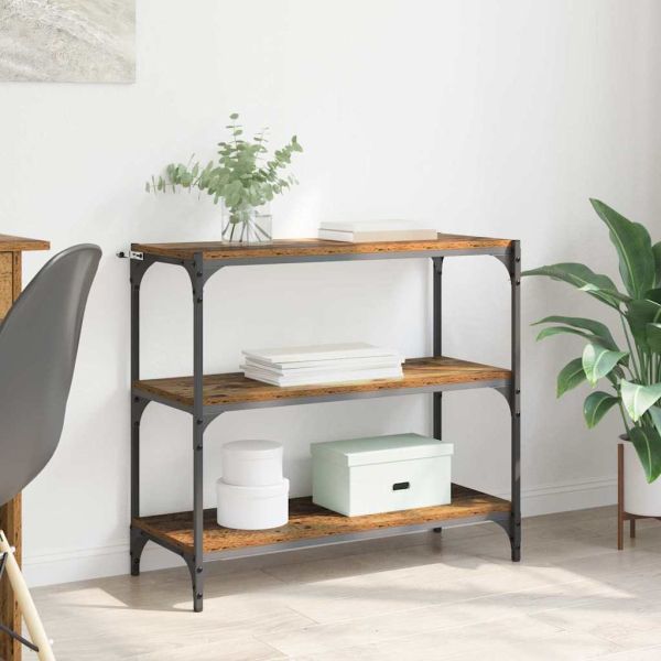 Шкаф за книги Старо дърво 80 x 33 x 70,5 см