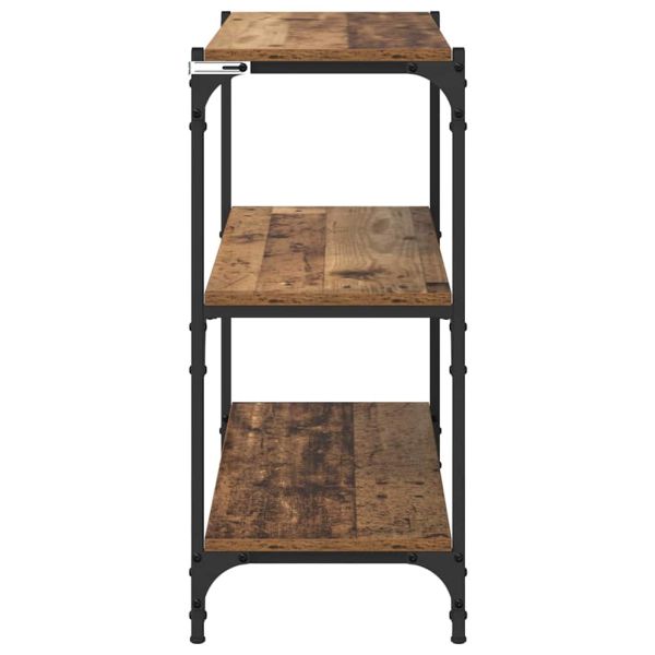 Шкаф за книги Старо дърво 80 x 33 x 70,5 см