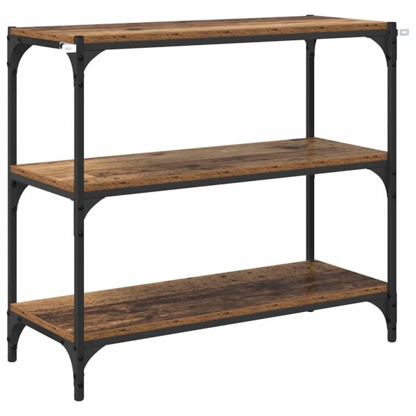 Шкаф за книги Старо дърво 80 x 33 x 70,5 см