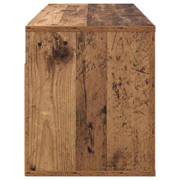 Стенен ТВ кабинет Старо дърво 100 x 34,5 x 40 см
