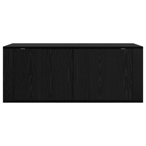 Стенен ТВ кабинет Черния дъб 100 x 34,5 x 40 см Инженерно дърво