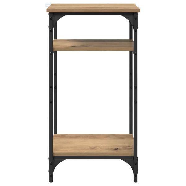 Странична маса с рафт Дъб 40 x 30 x 75 cm Инженерно дърво