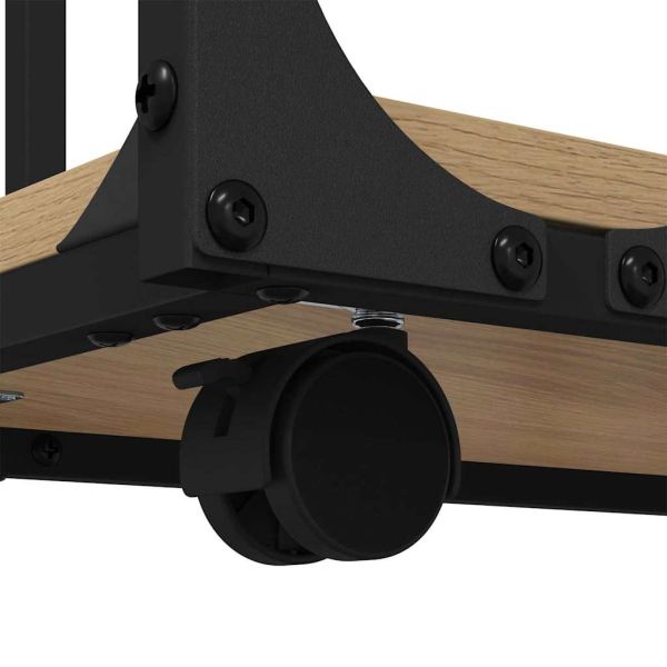 Странична маса с рафт Дъб 50 x 35 x 55.5 см Инженерно дърво