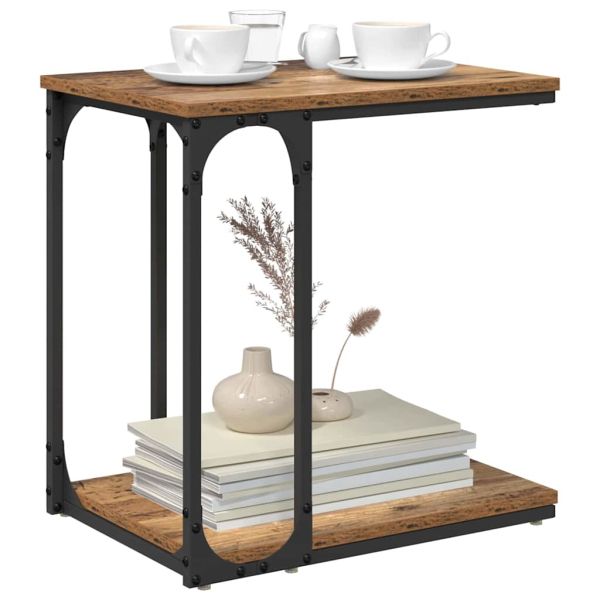 Странична маса Старо дърво 50 x 35 x 52 cm Инженерно дърво