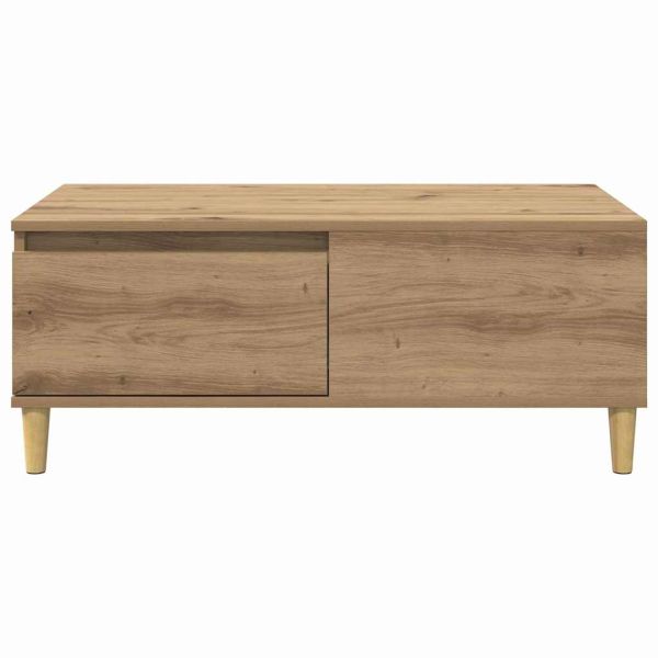 Масичка за кафе с чекмедже Дъб 90 x 50 x 35 cm Инженерно дърво