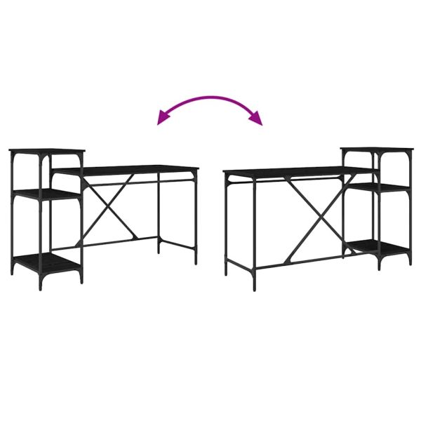 Бюро Черния дъб 135 x 50 x 90 cm Инженерно дърво