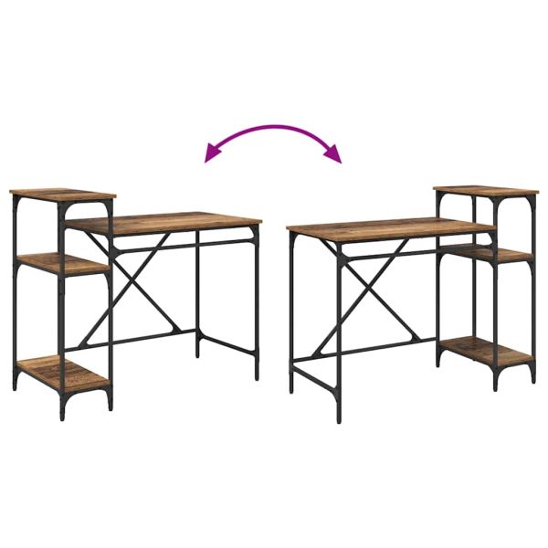 Бюро Старо дърво 105 x 50 x 90 cm Инженерно дърво
