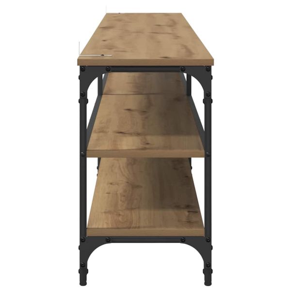 ТВ шкаф Дъб 200 x 30 x 50 cm Инженерна дървесина и желязо