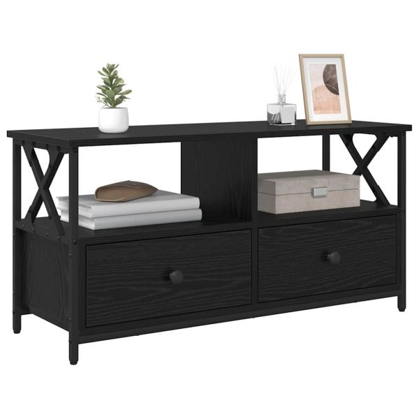 ТВ шкаф с чекмедже Черния дъб 90 x 33 x 45 см