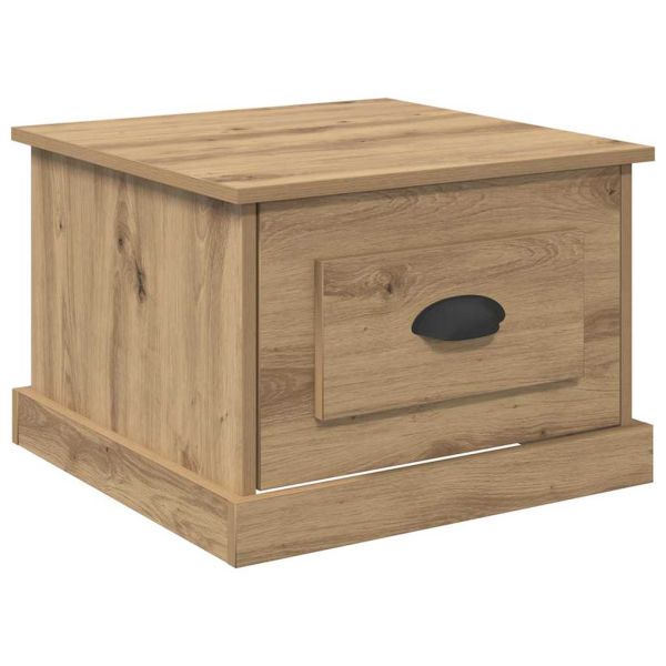 Масичка за кафе с чекмедже Дъб 50 x 50 x 35 cm Инженерно дърво