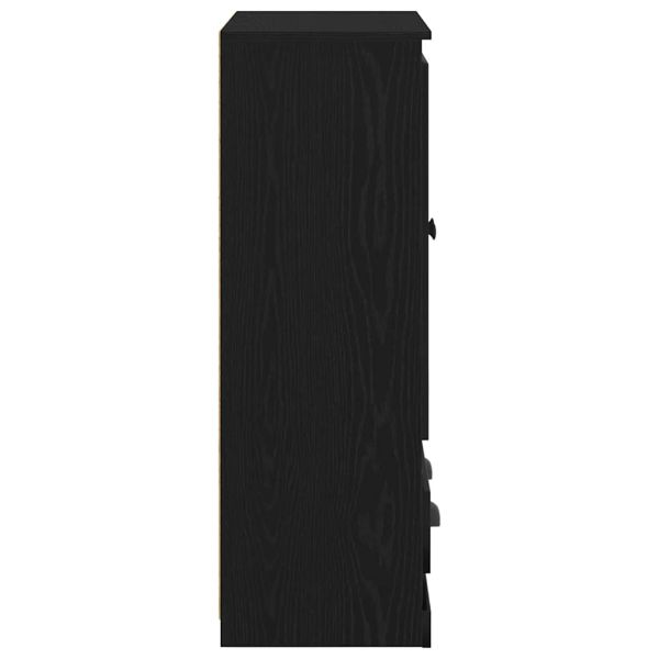 Висок шкаф Черния дъб 60 x 35,5 x 103,5 см Инженерно дърво