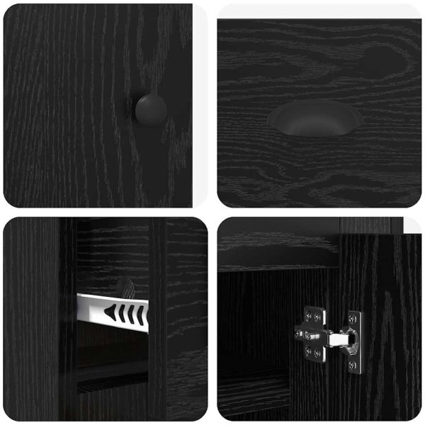 Висок шкаф Черния дъб 70 x 35,5 x 67,5 см Инженерно дърво