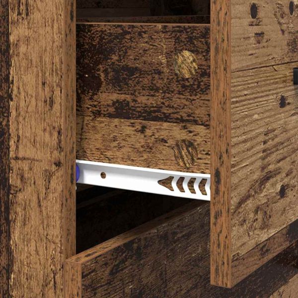 Служебен шкаф с чекмедже Старо дърво 69,5 x 34 x 90 см