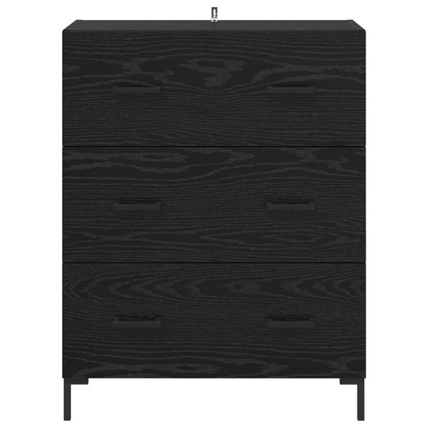 Служебен шкаф с чекмедже Черния дъб 69,5 x 34 x 90 см