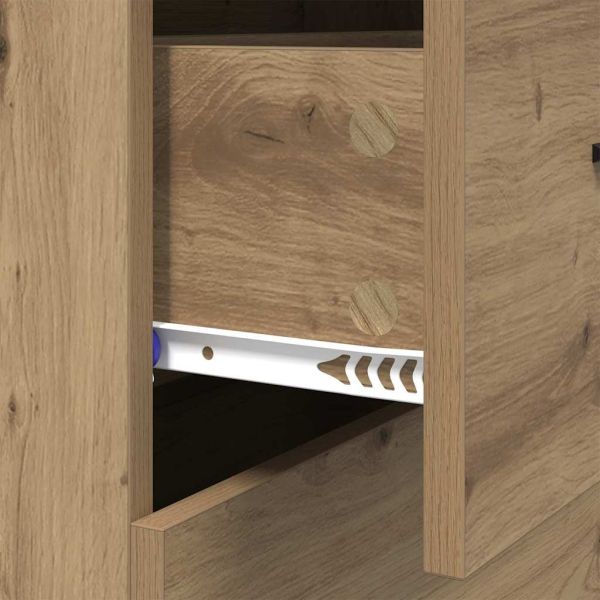 Служебен шкаф с чекмедже Дъб 69,5 x 34 x 90 см