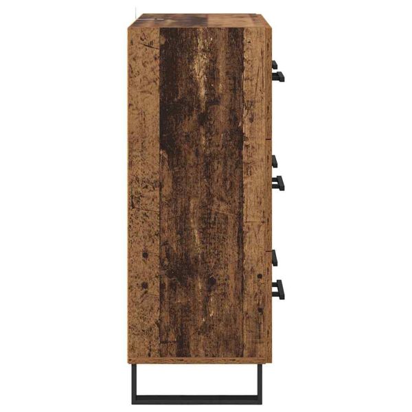 Служебен шкаф с чекмедже Старо дърво 69,5 x 34 x 90 см