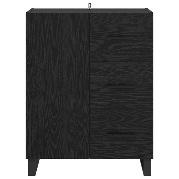 Служебен шкаф с чекмедже Черния дъб 69,5 x 34 x 90 см