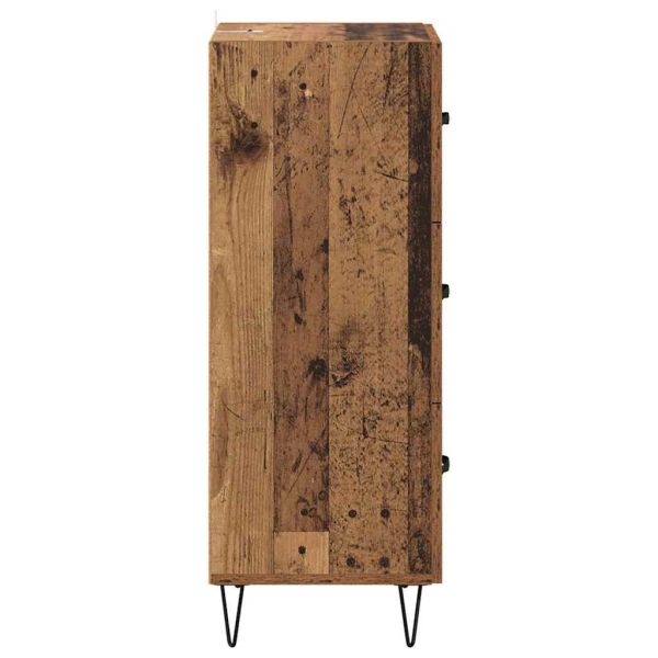 Служебен шкаф Старо дърво 34 x 34.5 x 90 см Инженерно дърво