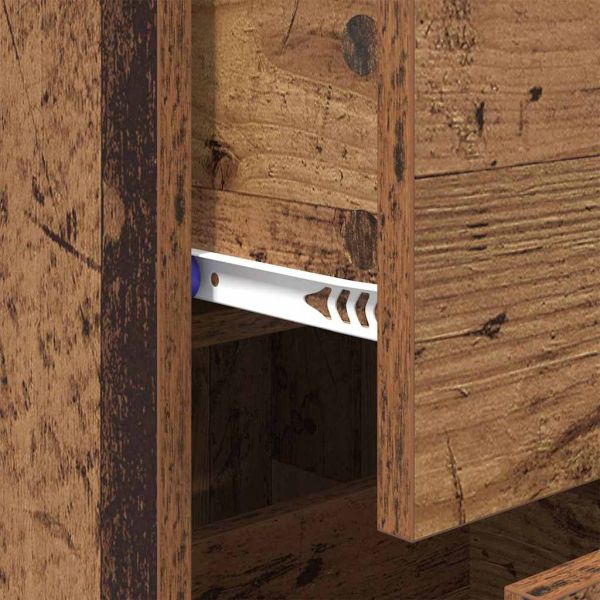 Служебен шкаф Старо дърво 34,5 x 34 x 90 см Инженерно дърво