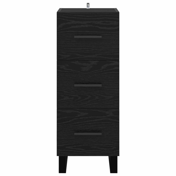 Служебен шкаф с чекмедже Черния дъб 34,5 x 34 x 90 см