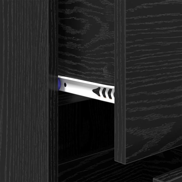 Служебен шкаф с чекмедже Черния дъб 34,5 x 34 x 90 см