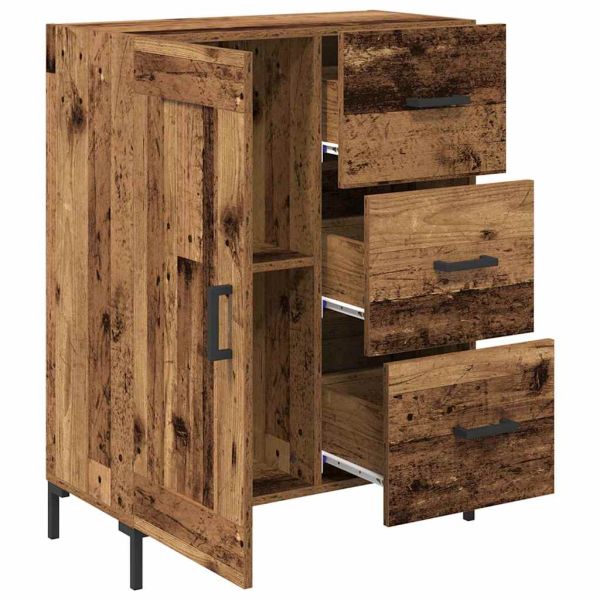 Служебен шкаф Старо дърво 69.5 x 34 x 90 см Инженерно дърво