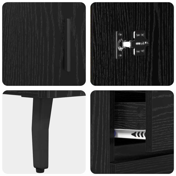 Служебен шкаф с чекмедже Черния дъб 69,5 x 34 x 90 см