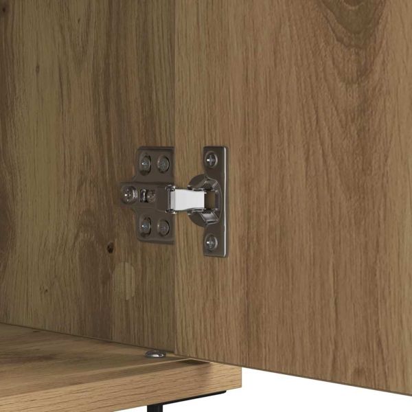 Служебен шкаф Дъб 60 x 35 x 70 cm Инженерна дървесина и желязо