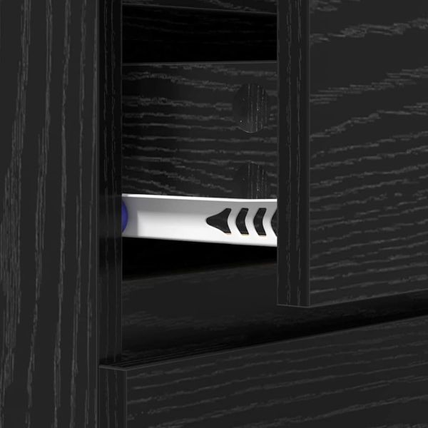 Служебен шкаф с чекмедже Черния дъб 60 x 35 x 70 cm