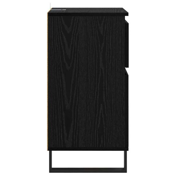 Служебен шкаф Черен дъб 35 x 40 x 70 см Инженерно дърво