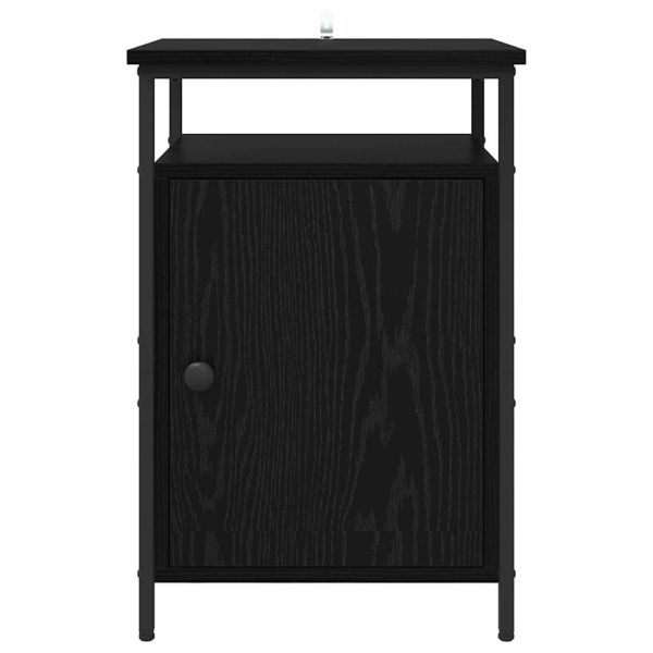 Нощен шкаф 2 pcs Черния дъб 40 x 42 x 60 см Инженерно дърво