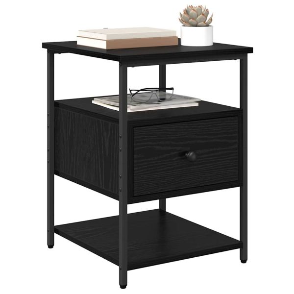 Нощен шкаф Черния дъб 40 x 42 x 56 см Инженерно дърво