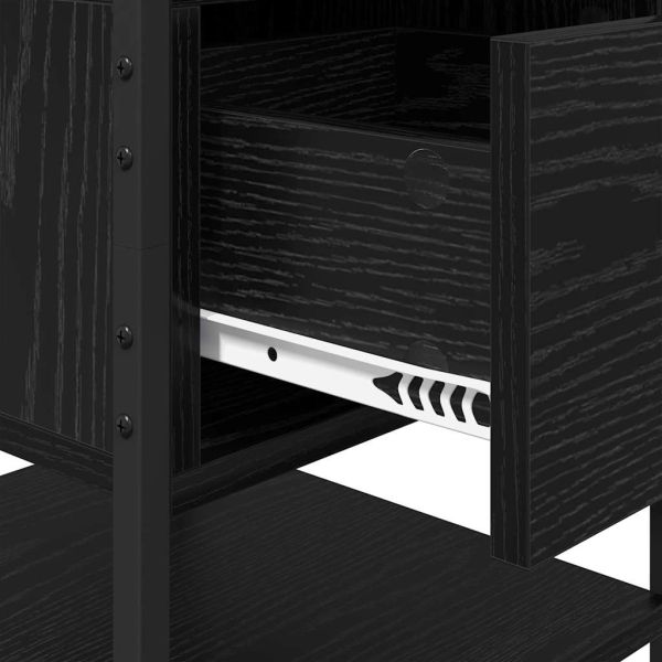 Нощен шкаф Черния дъб 40 x 42 x 56 см Инженерно дърво