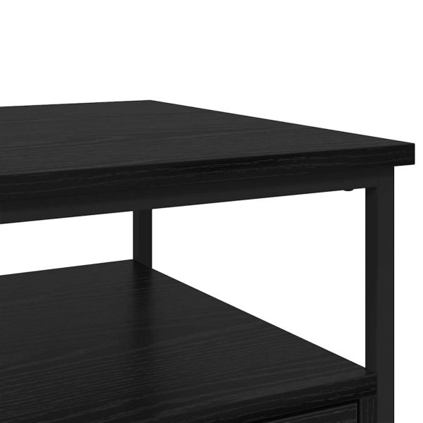 Нощен шкаф 2 pcs Черния дъб 40 x 42 x 56 см Инженерно дърво