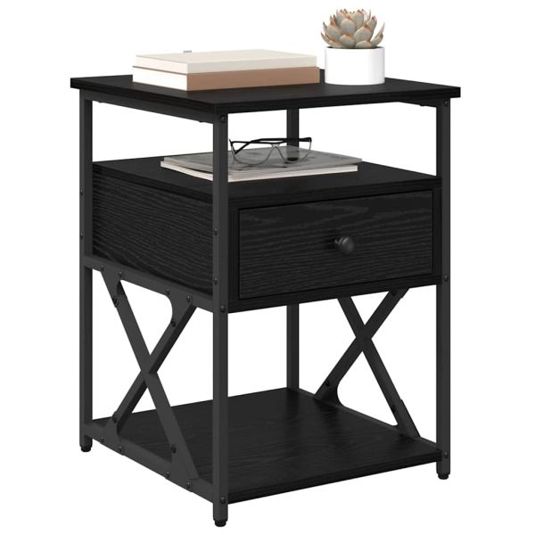 Нощен шкаф Черния дъб 40 x 42 x 55 см Инженерно дърво